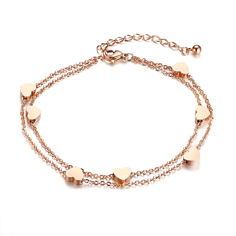 Love Hearts Charm Bracelet