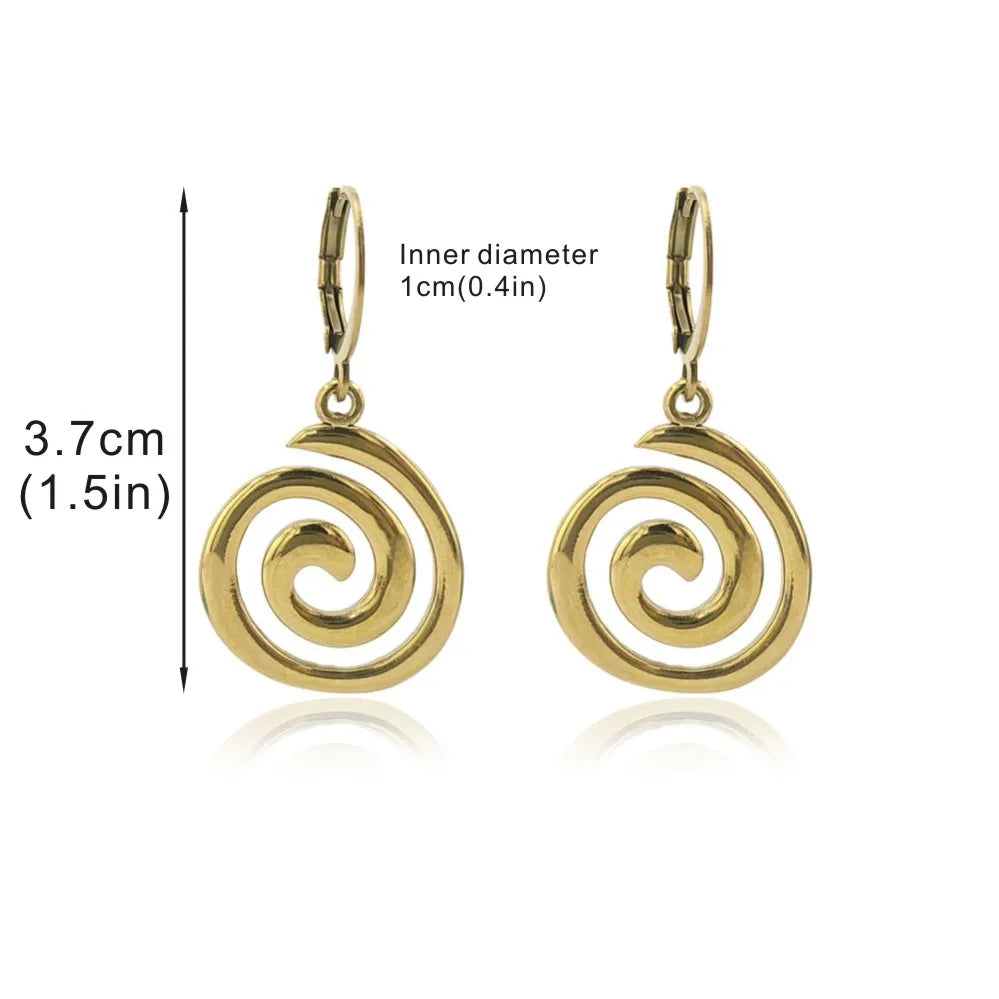 Joanna Stainless Steel Colourful Koi Fish Earrings For Women