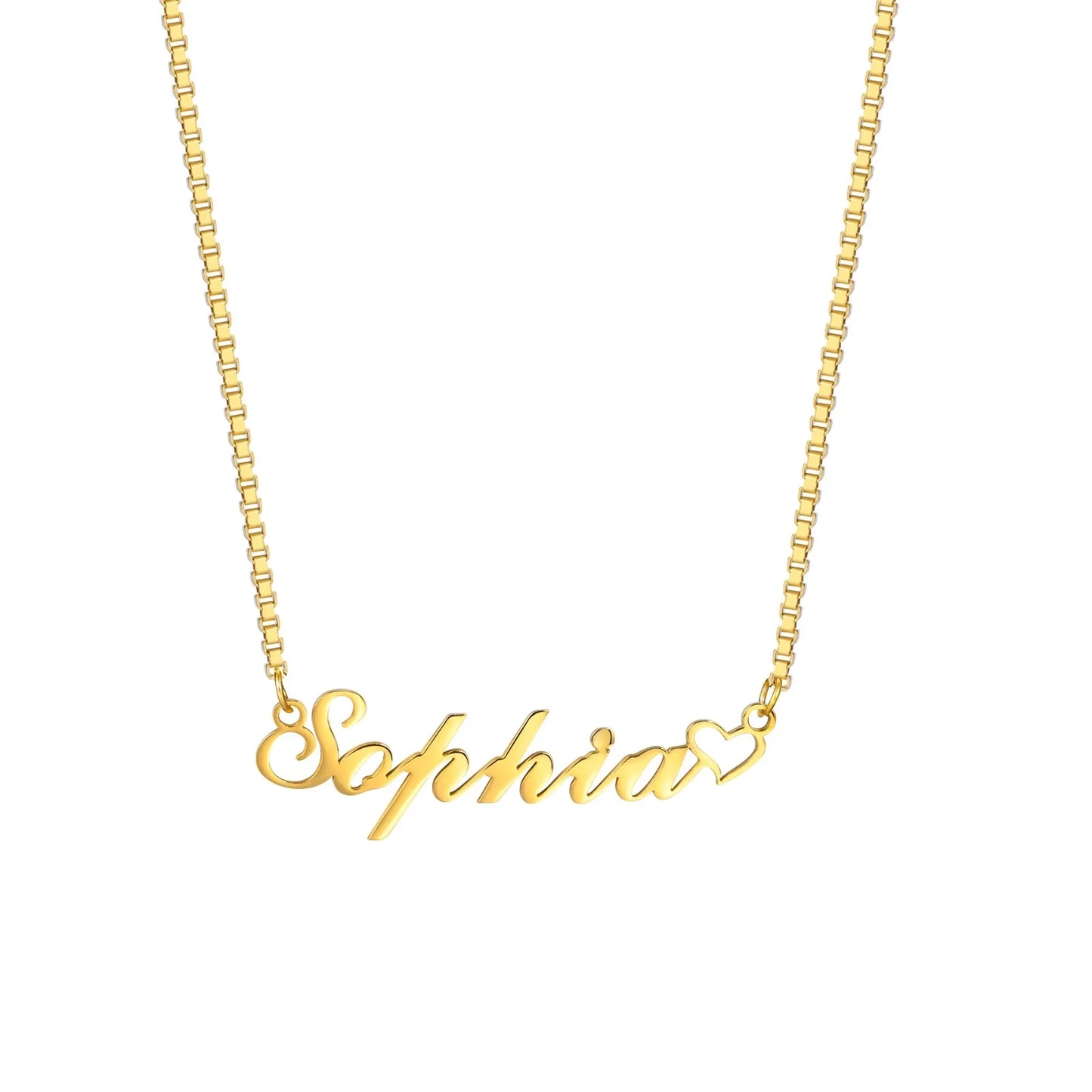Custom Name Necklaces for Girls and Boys, Stainless Steel
