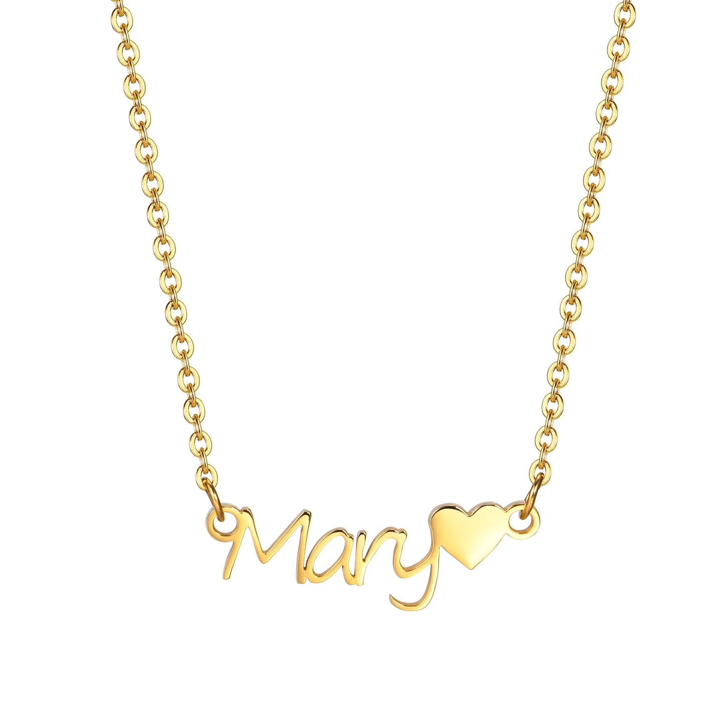 Custom Name Necklaces for Girls and Boys, Stainless Steel