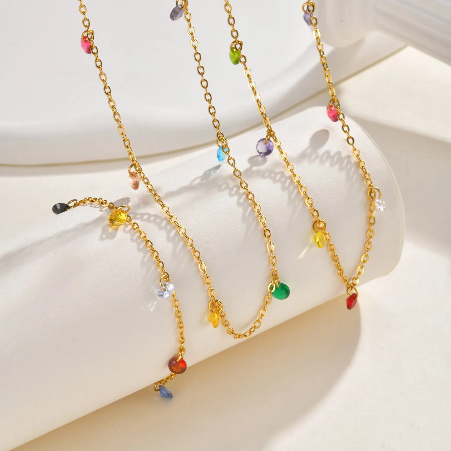 Zircon Summer Anklet