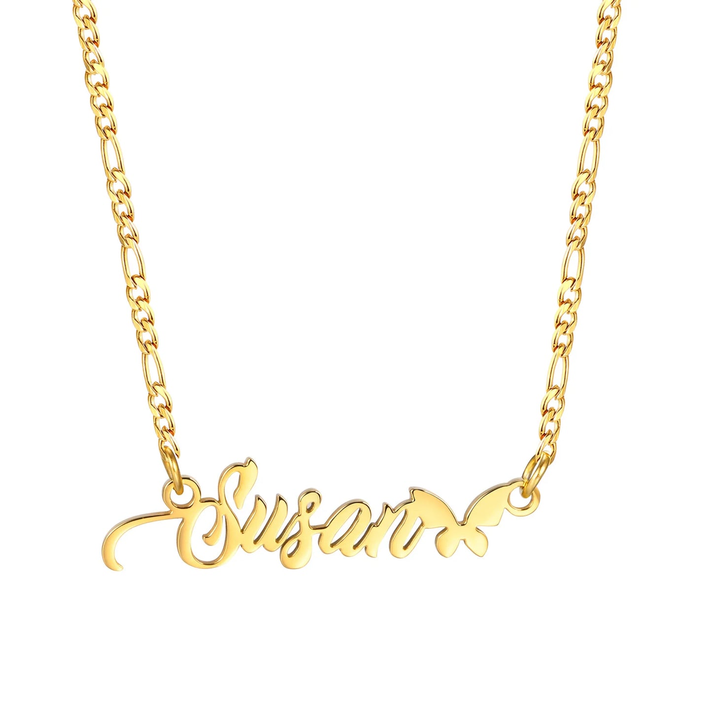 Custom Name Necklaces for Girls and Boys, Stainless Steel