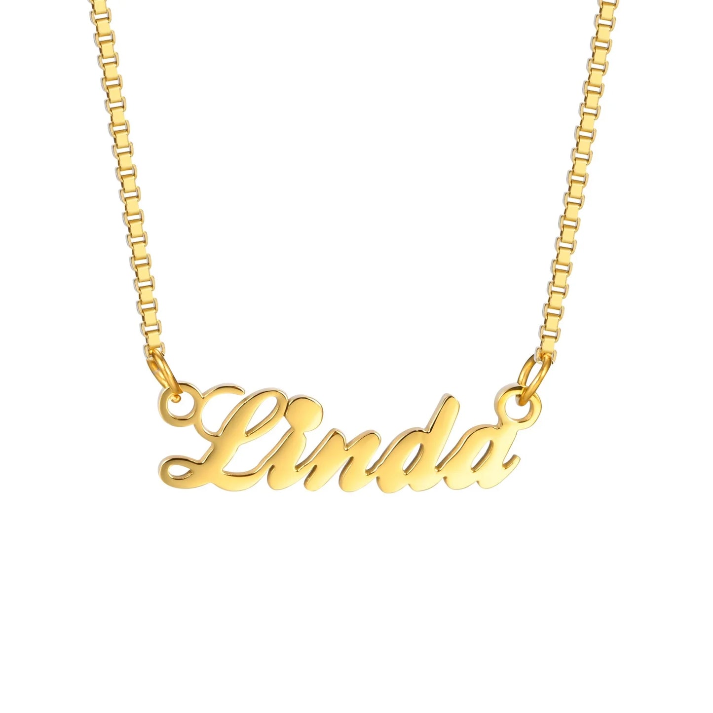 Custom Name Necklaces for Girls and Boys, Stainless Steel