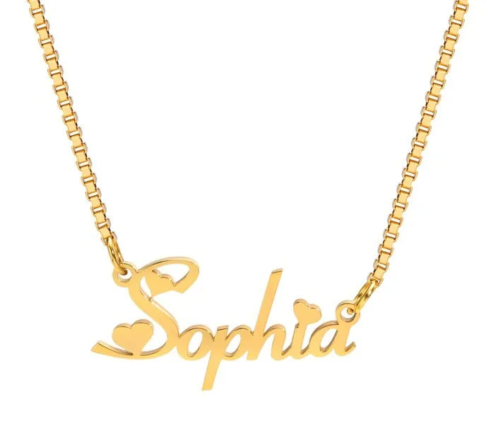 Custom Name Necklaces for Girls and Boys, Stainless Steel