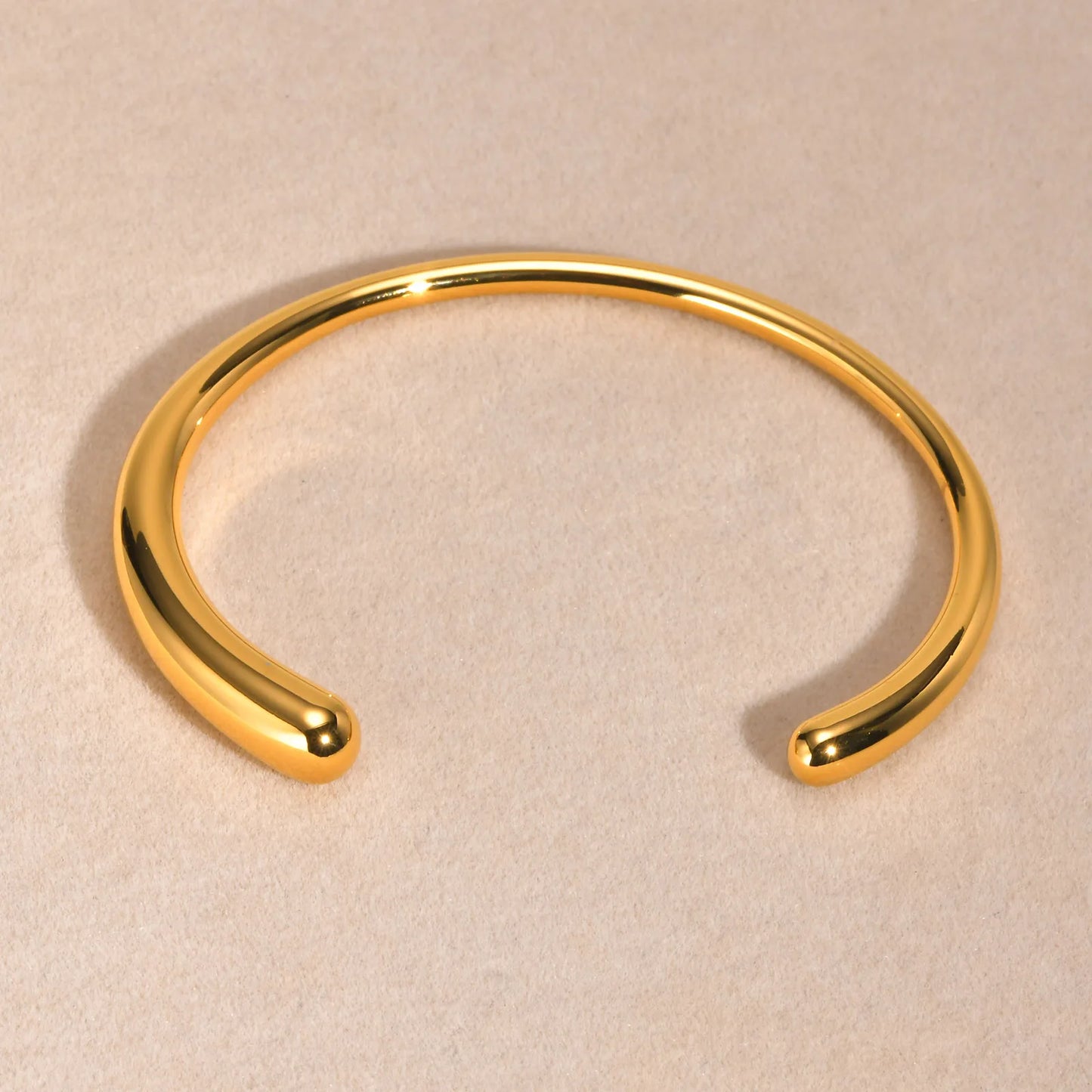 Waterdrop End Cuff Bracelet