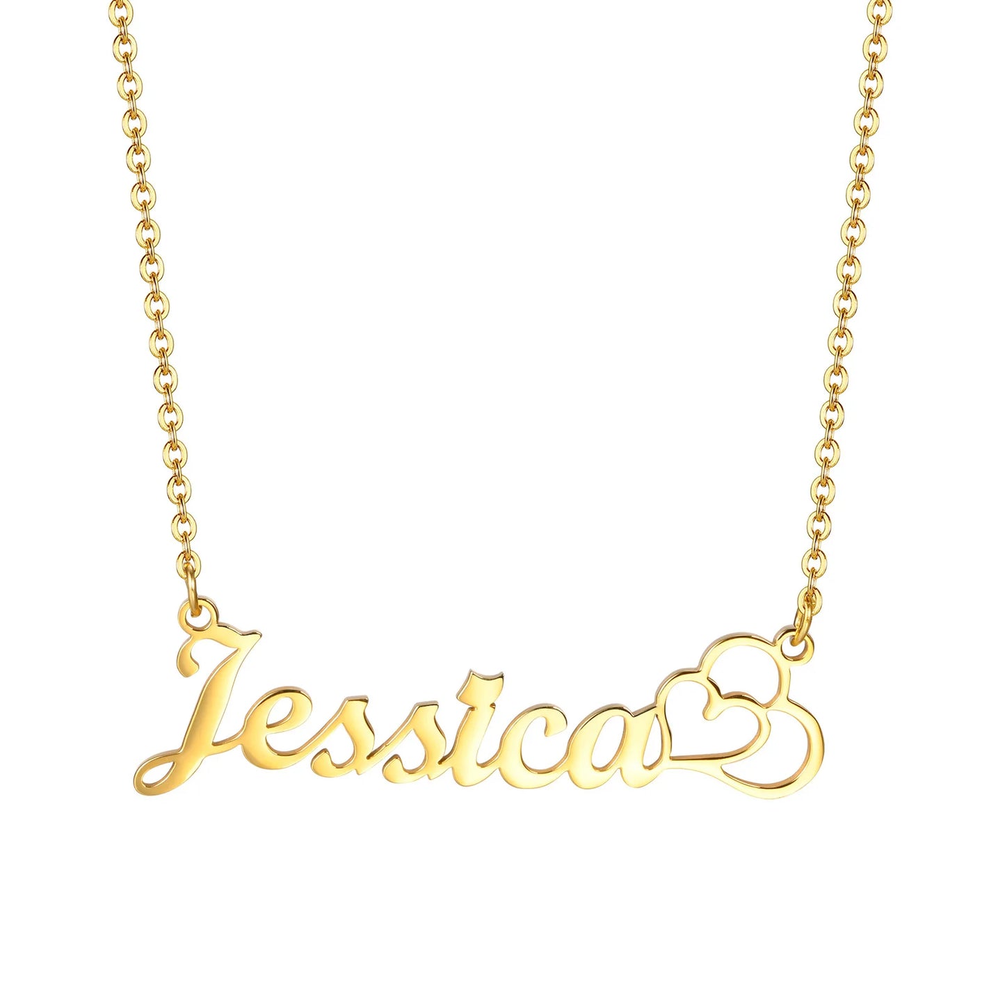 Custom Name Necklaces for Girls and Boys, Stainless Steel