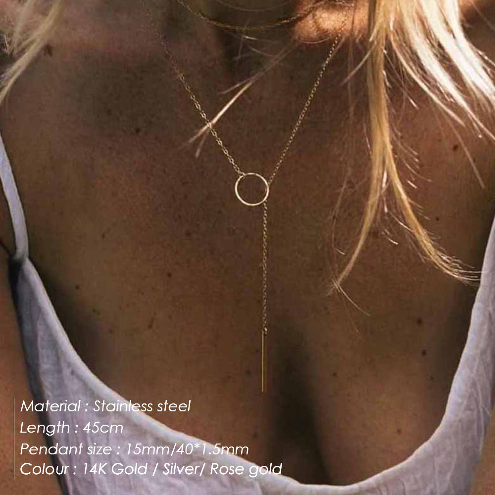 Chloe Hot Fashion Casual Chocker Necklace Infinity Cross