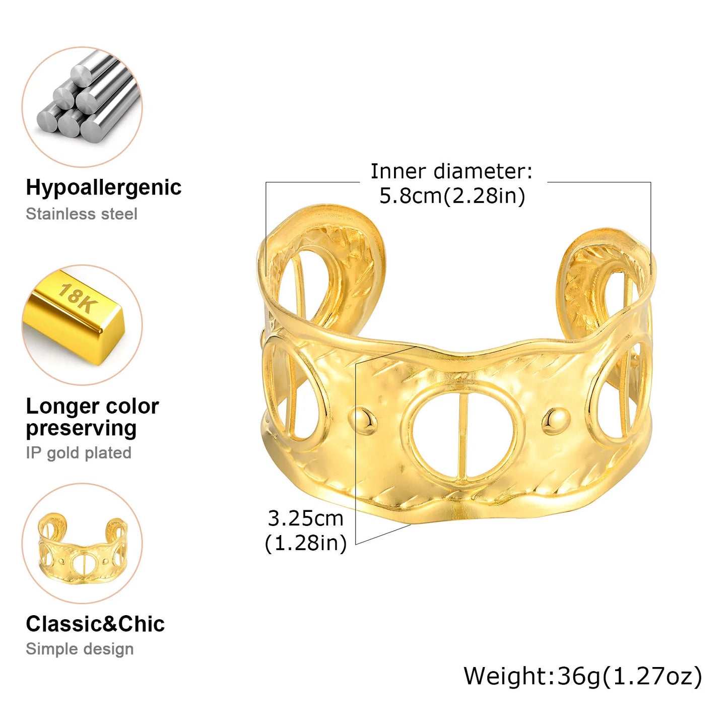 Lilly Silk Scarf Bangles With Pattern Stainless Steel