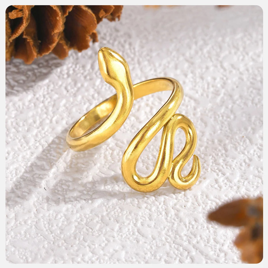 Cleopatra Snake Ring
