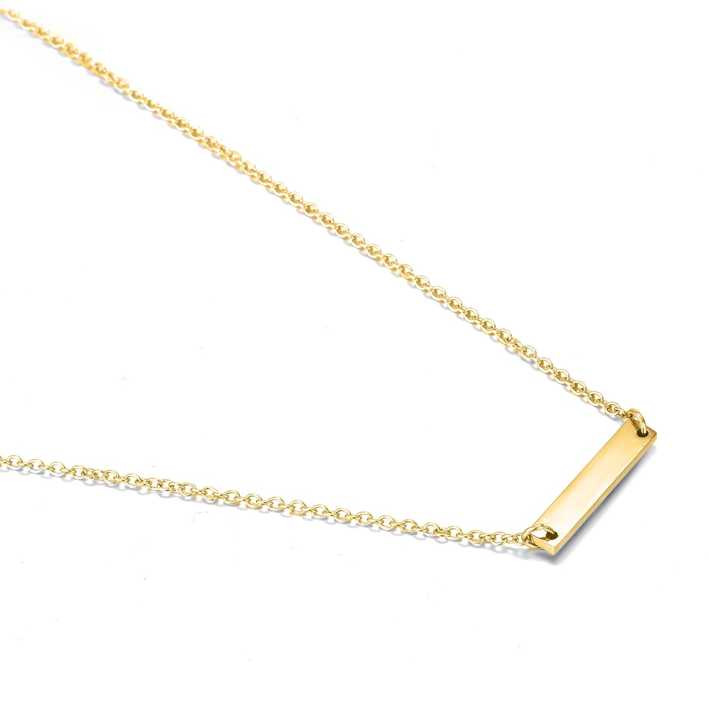 Penelope Minimalist Chokers Stainless Steel Necklace Dainty Gold