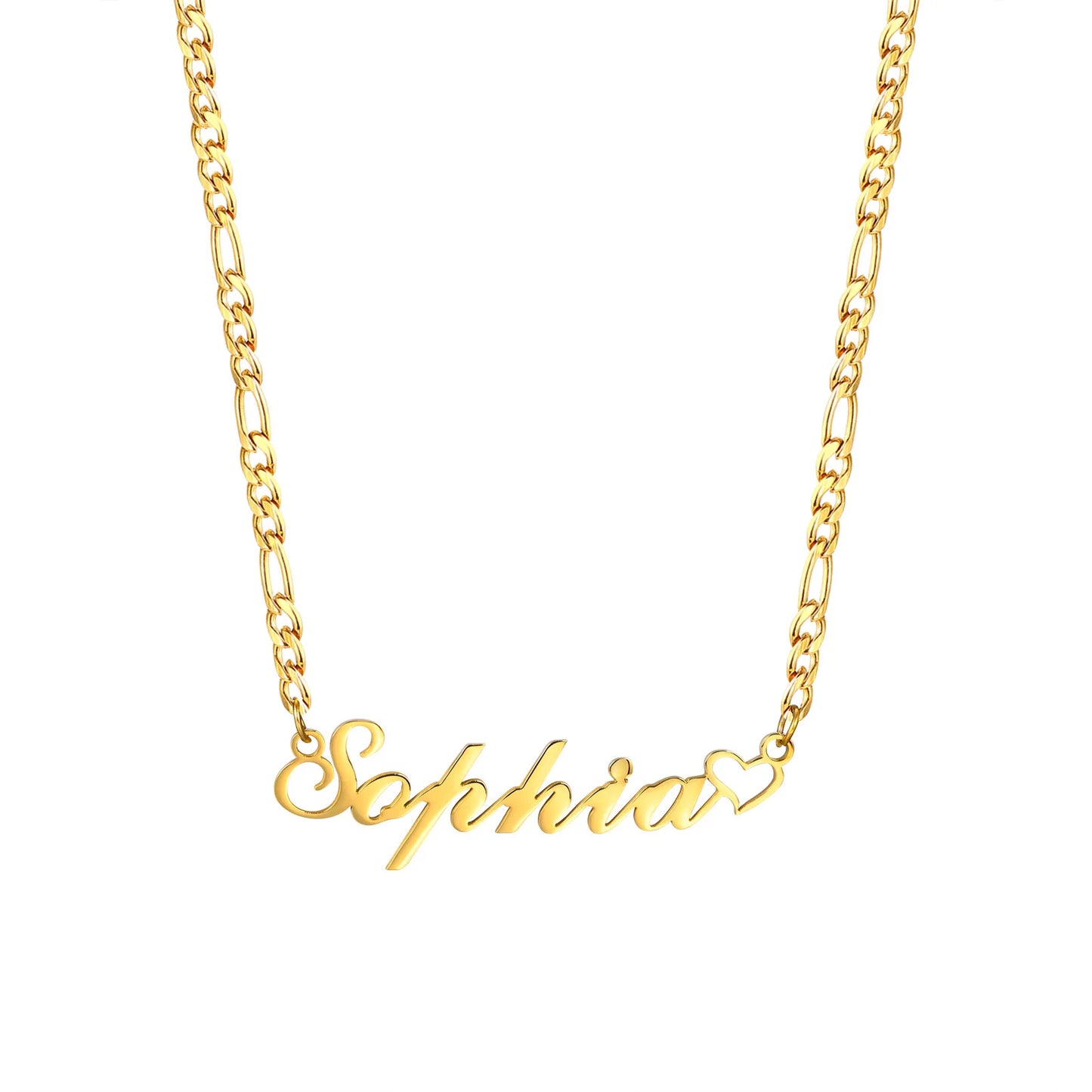 Custom Name Necklaces for Girls and Boys, Stainless Steel