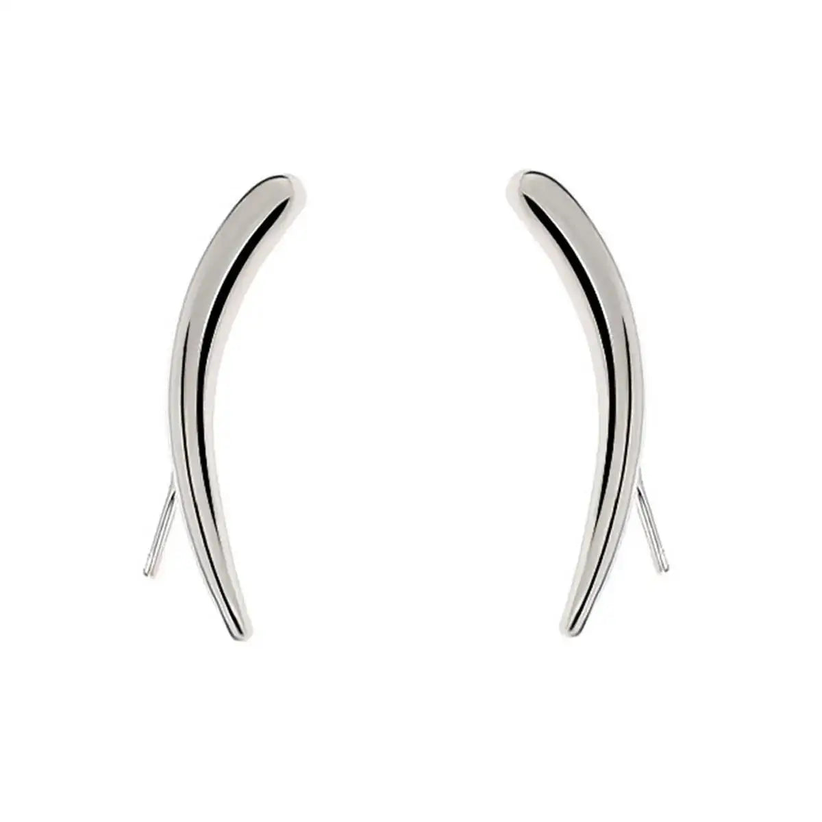 Chloe Curved Stud Earrings