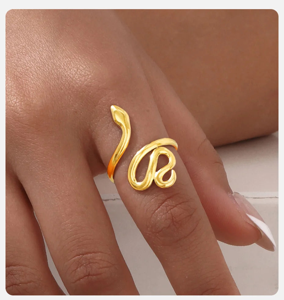 Cleopatra Snake Ring