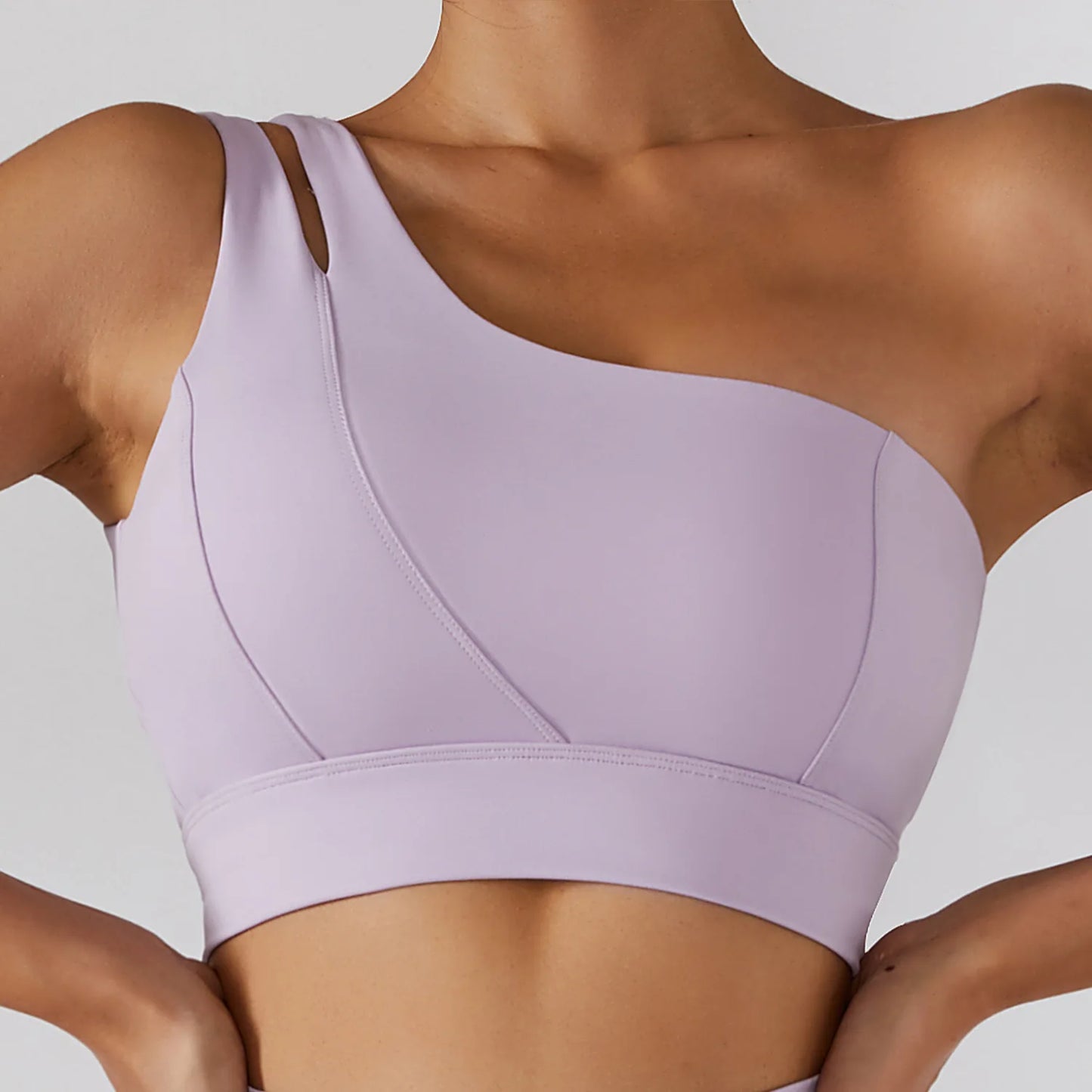 Sexy Women's Sports One Shoulder Bra