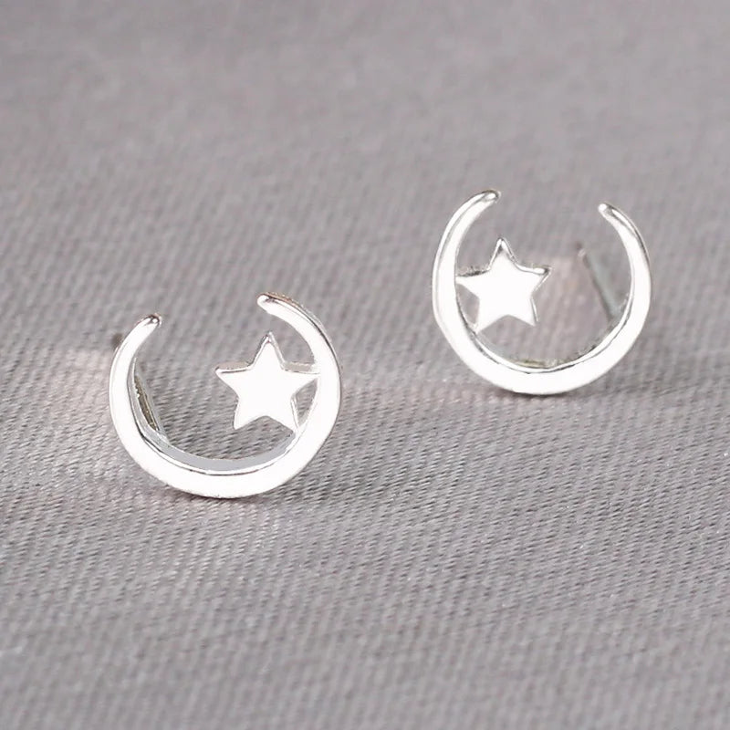 925 Silver Lovely Mini Stud Earrings