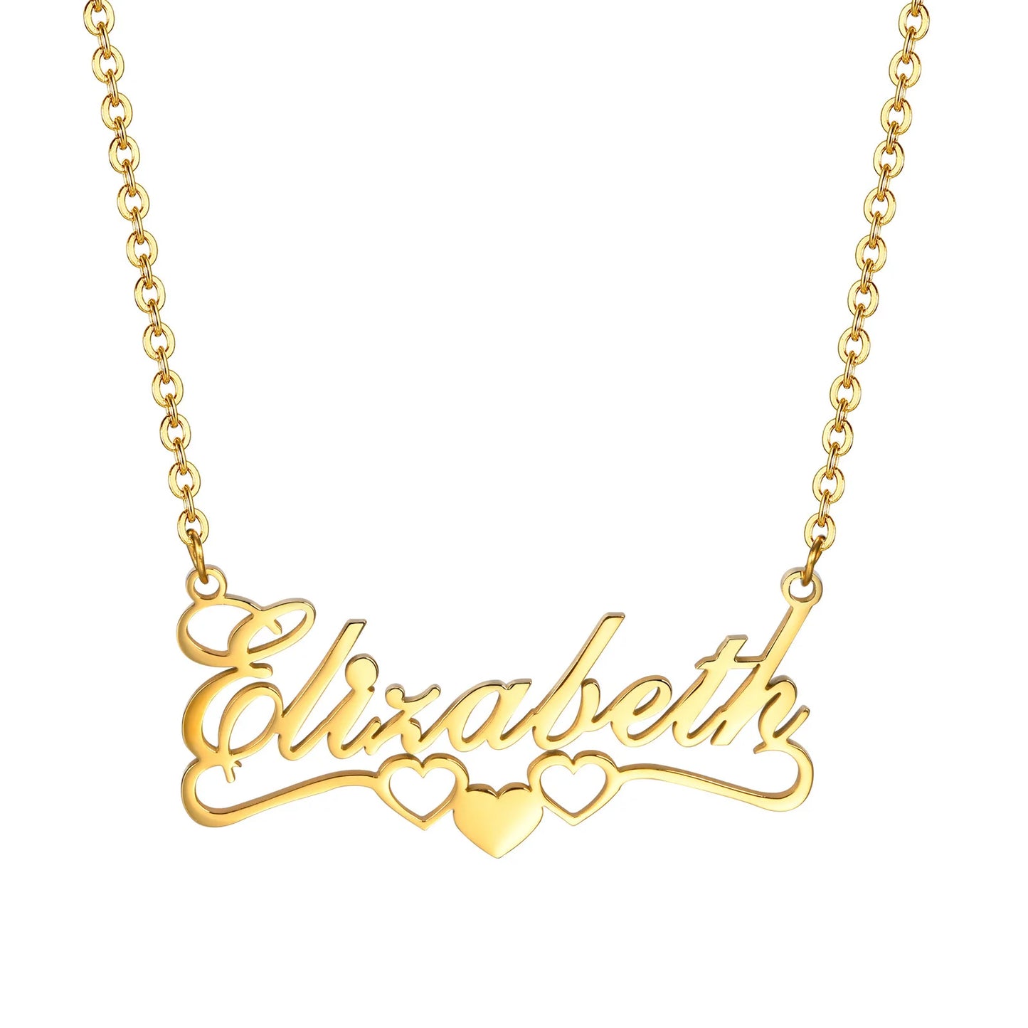 Custom Name Necklaces for Girls and Boys, Stainless Steel
