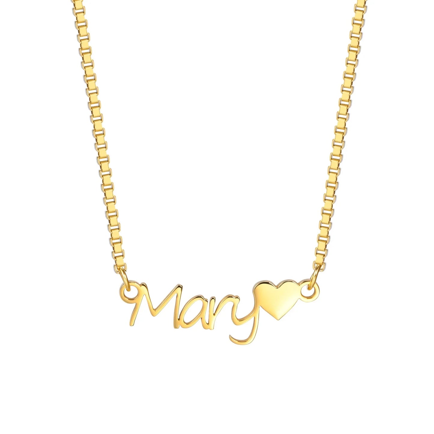 Custom Name Necklaces for Girls and Boys, Stainless Steel