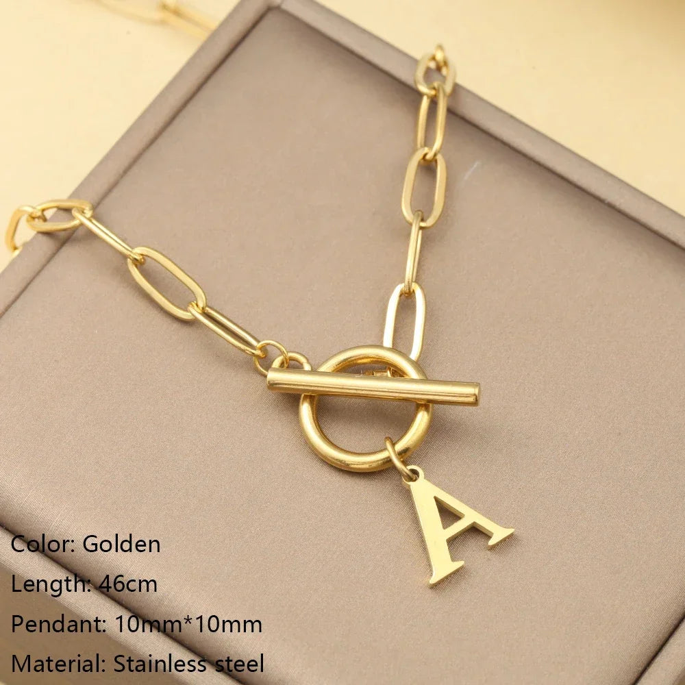 Irene Initial Letter Necklace for Women