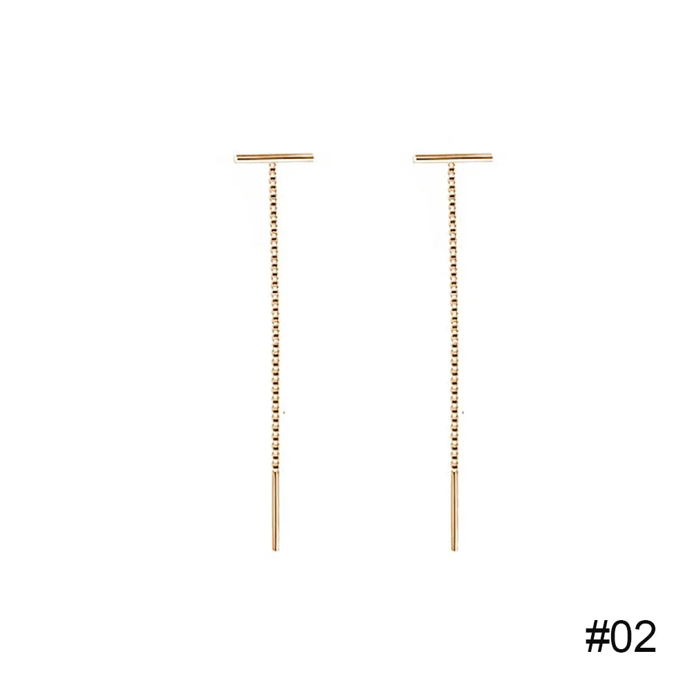 Chrysalis Chain Statement Earrings