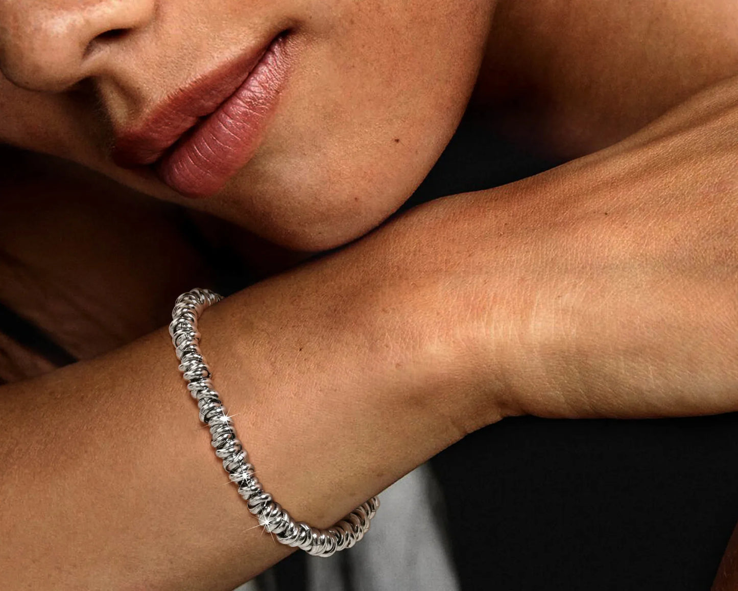 Everlasting Love Unisex Irregular Twisted Stainless Steel Bracelets