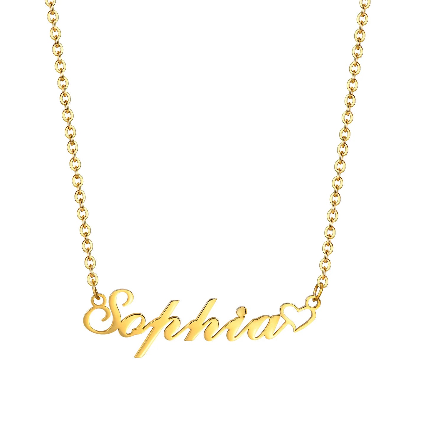 Custom Name Necklaces for Girls and Boys, Stainless Steel