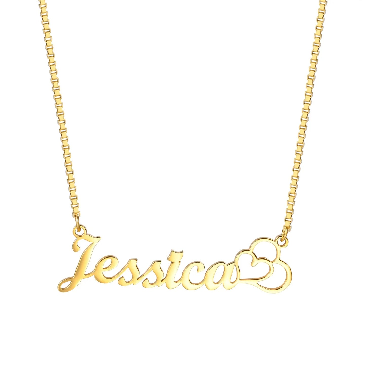 Custom Name Necklaces for Girls and Boys, Stainless Steel
