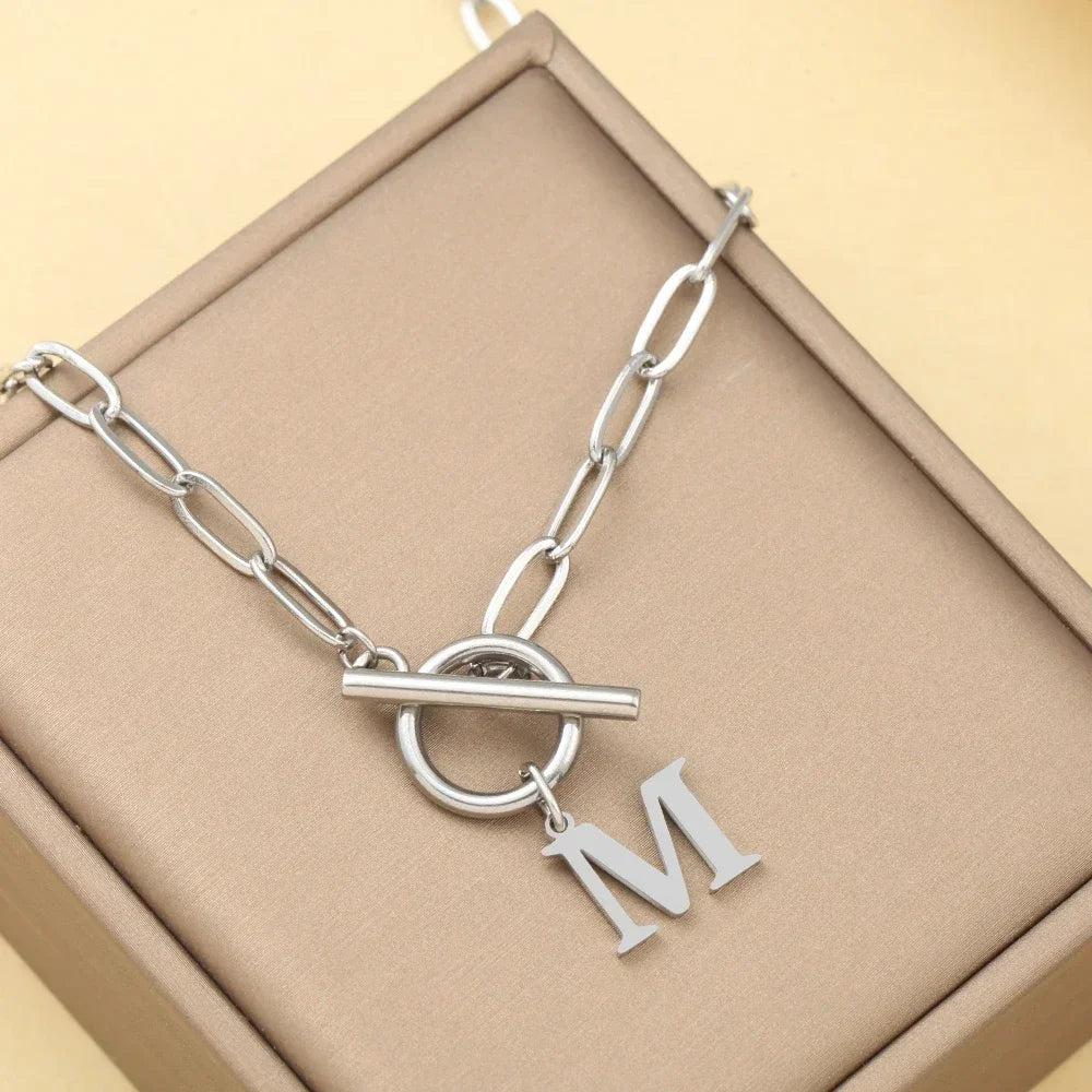 Irene Initial Letter Necklace for Women