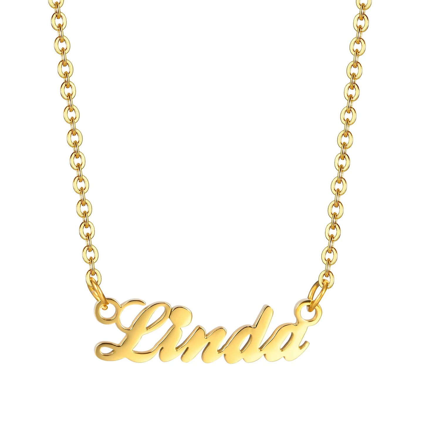 Custom Name Necklaces for Girls and Boys, Stainless Steel