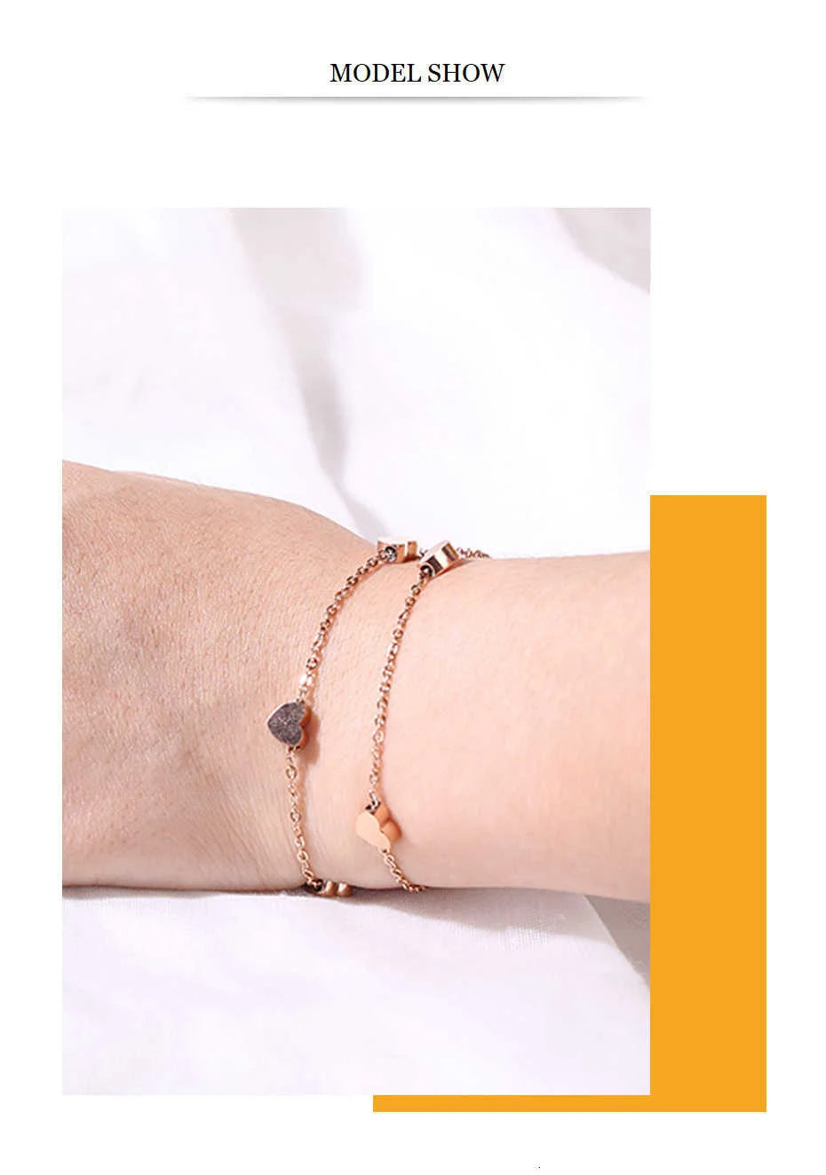 Love Hearts Charm Bracelet