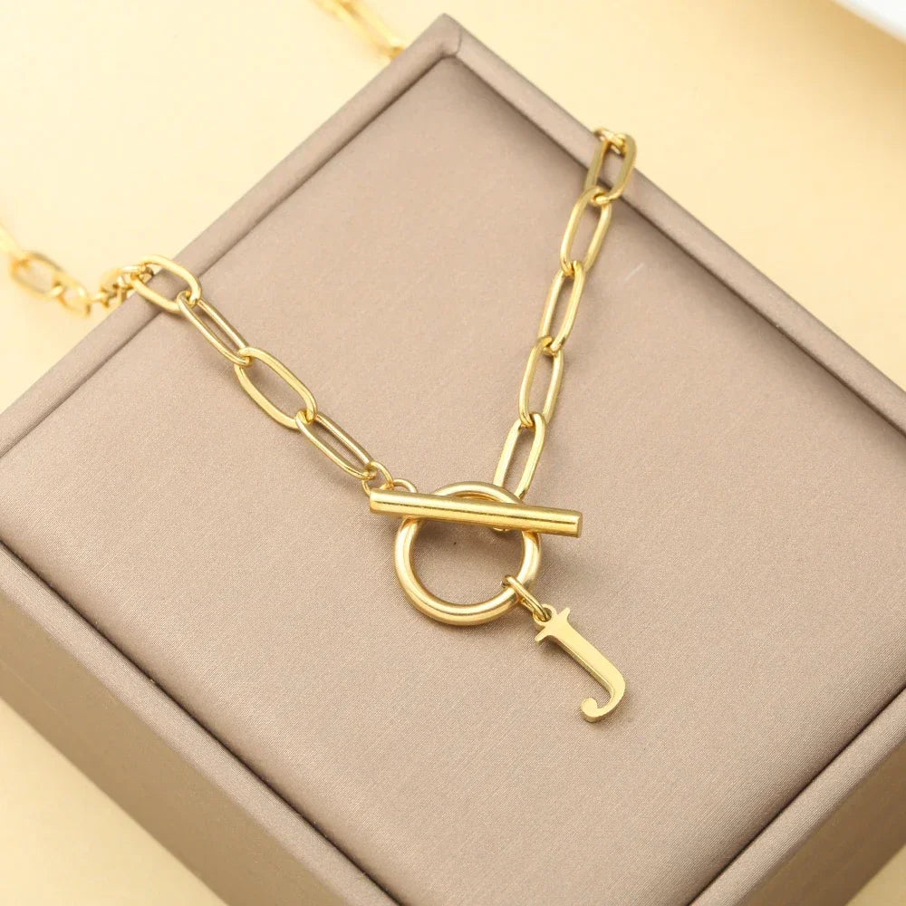 Irene Initial Letter Necklace for Women