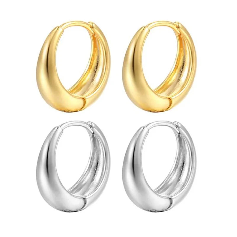 Stephi Stainless Steel Women's Water droplets Earrings