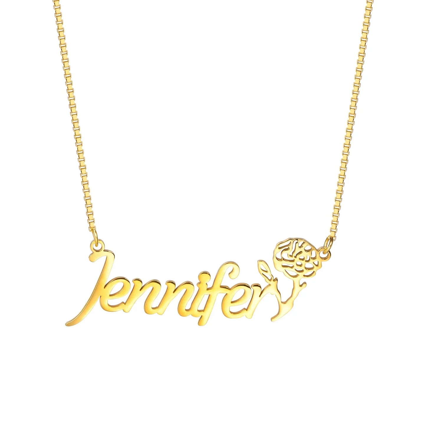 Custom Name Necklaces for Girls and Boys, Stainless Steel