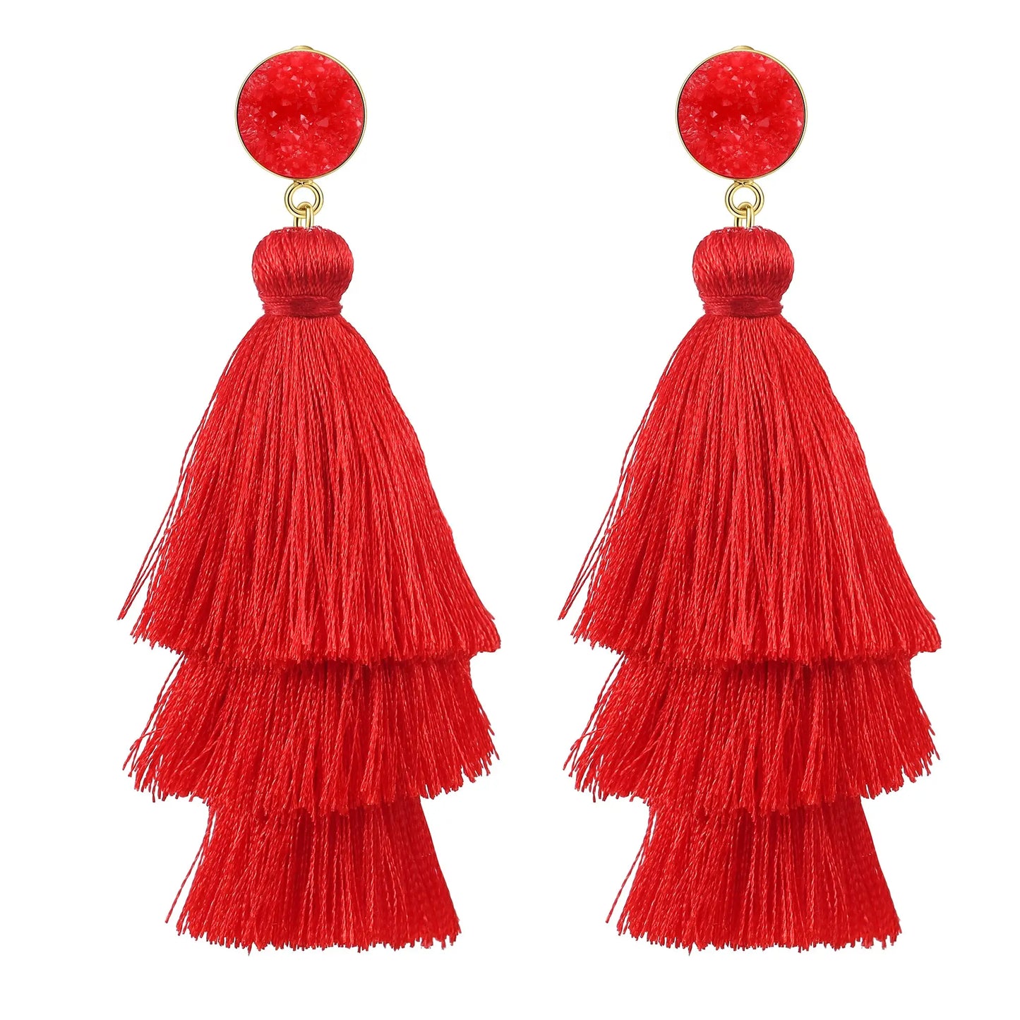 Dancing Lady Tassel Earrings