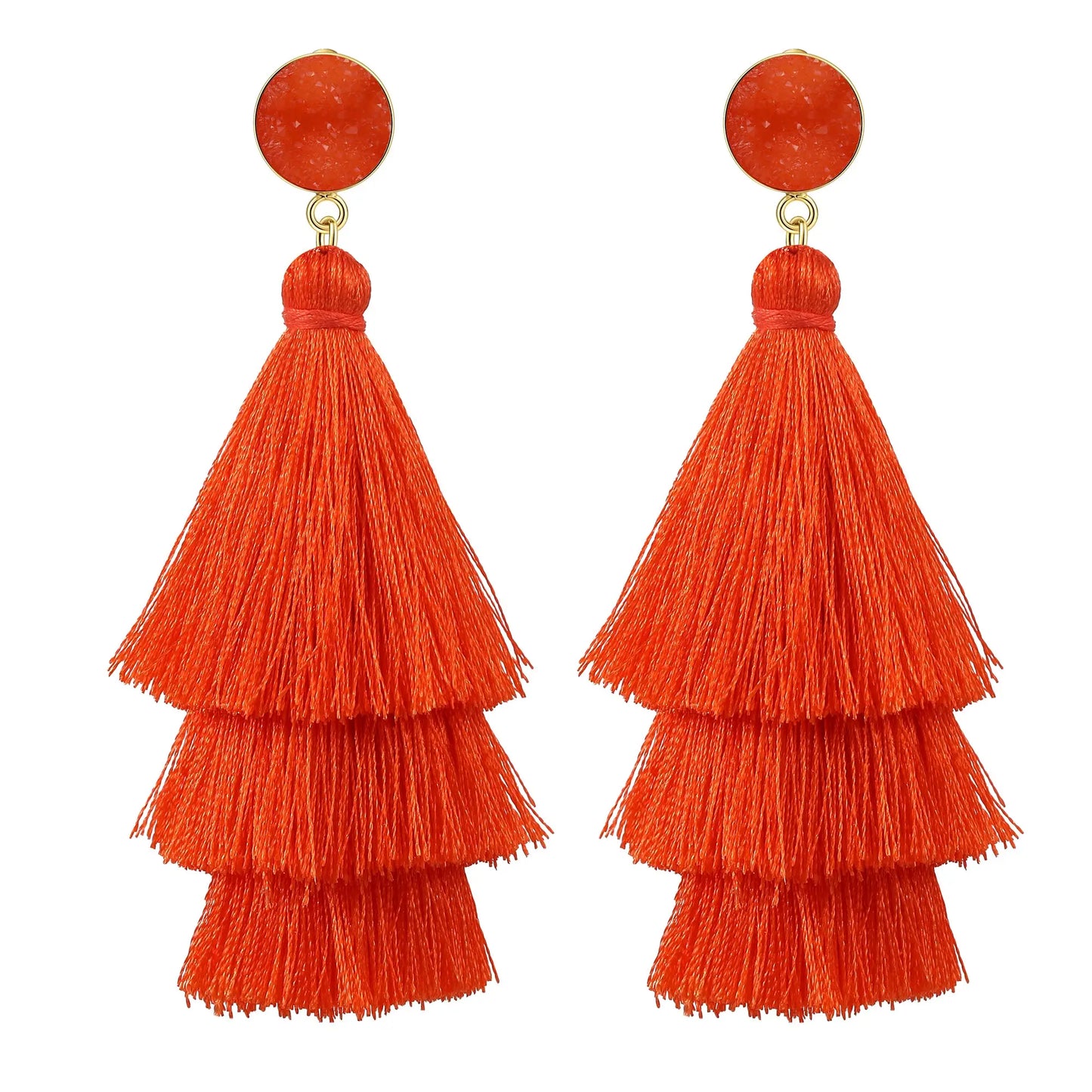 Dancing Lady Tassel Earrings