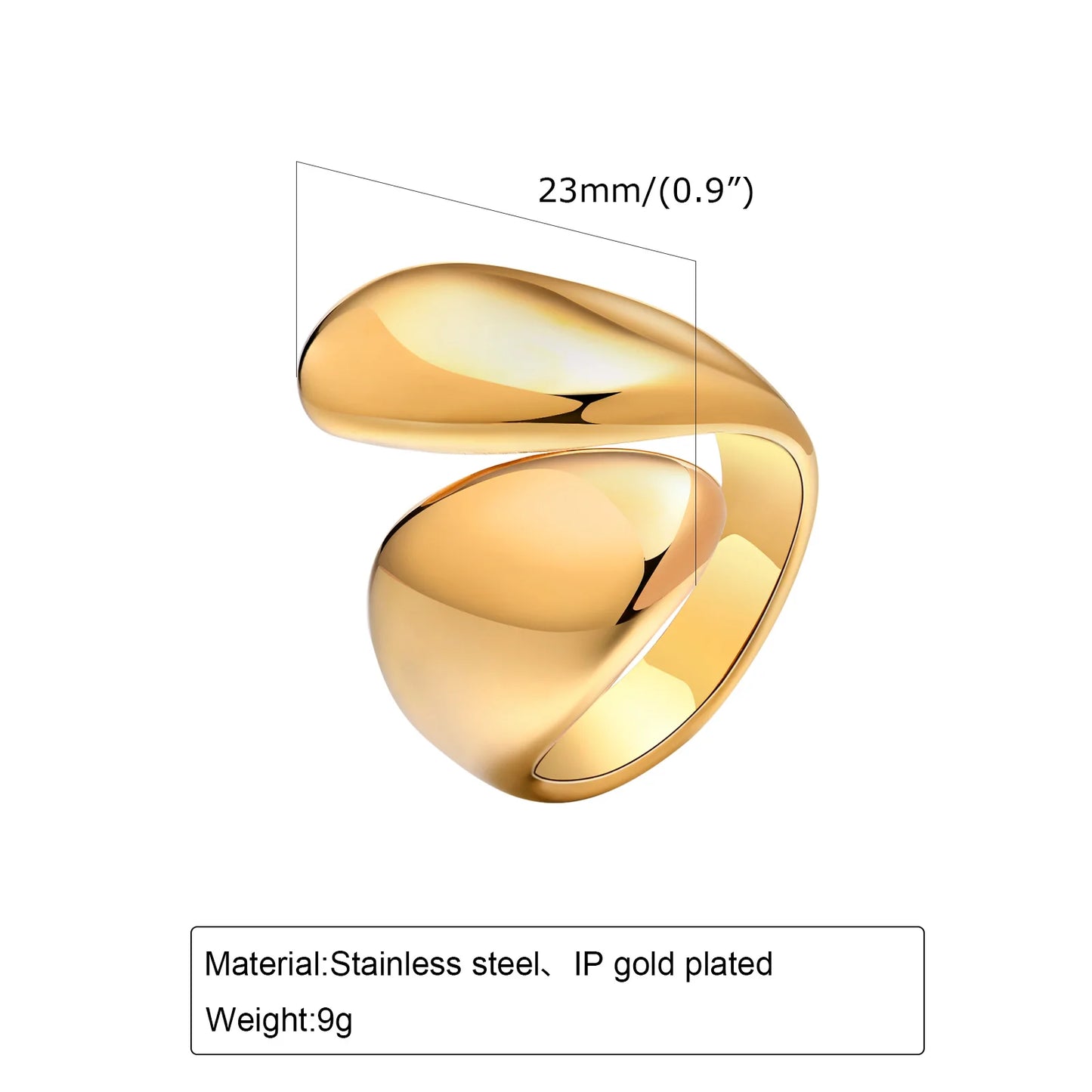 Aurora Statement  Layered Ring