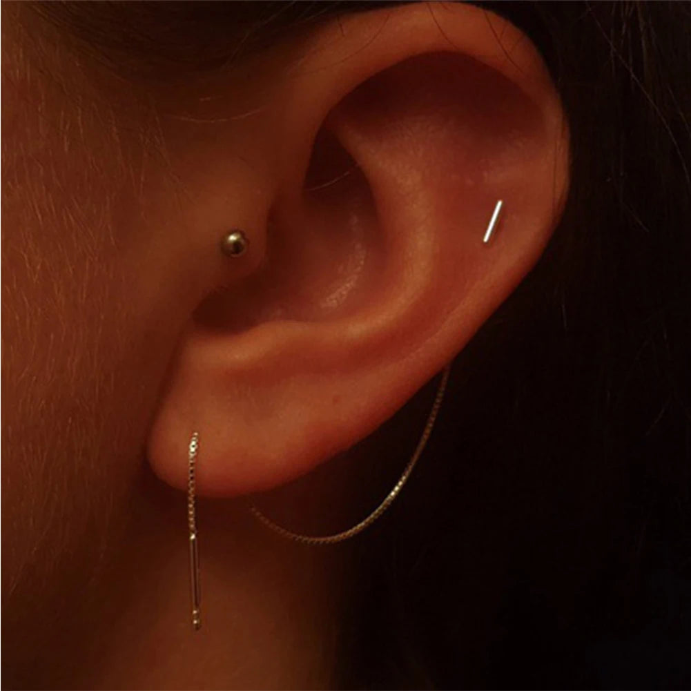 Chrysalis Chain Statement Earrings