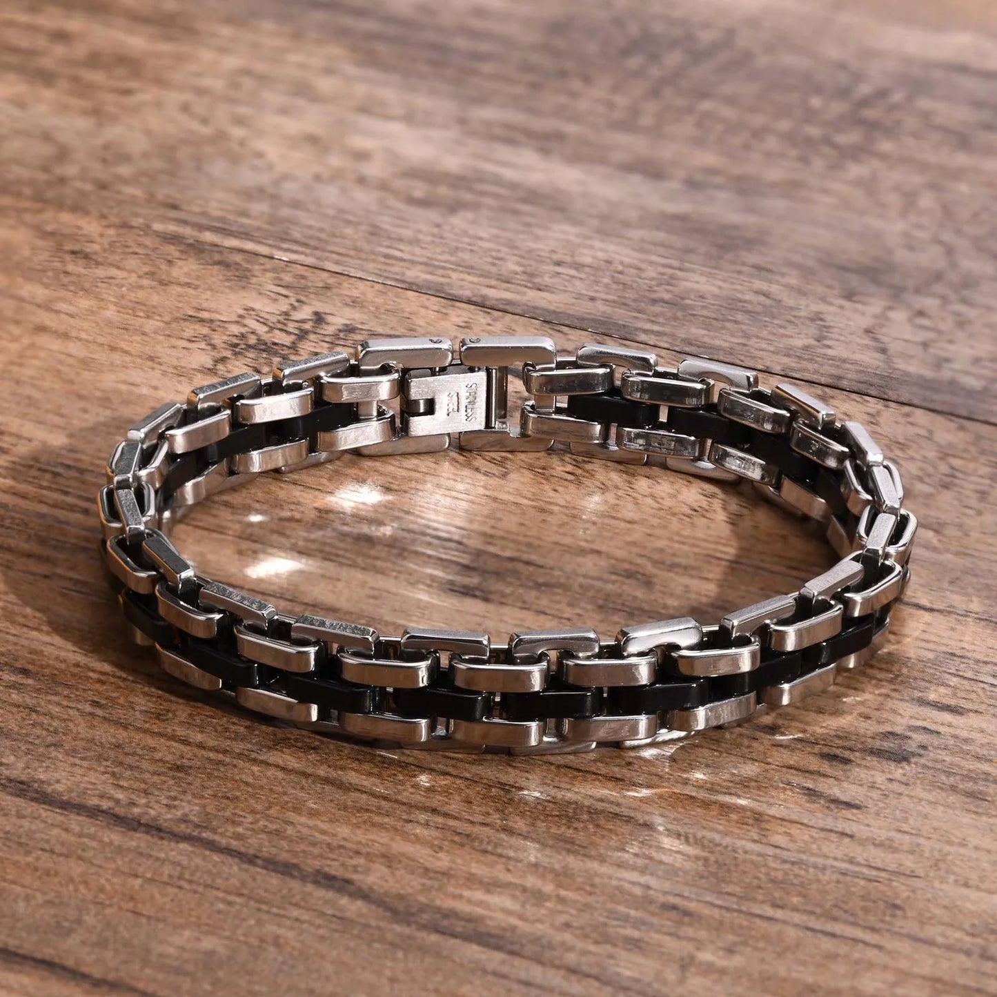 Ares Strap Chain Bracelet for Men Stainless Steel