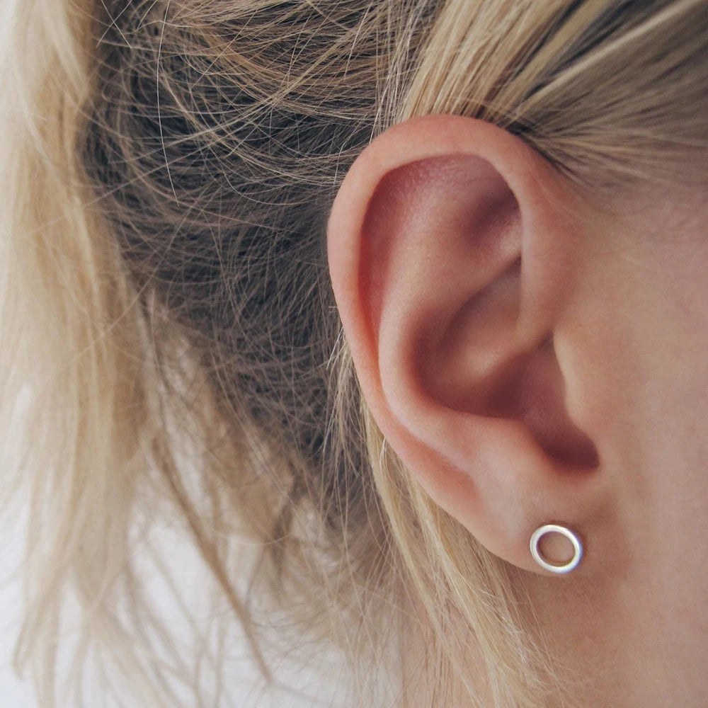 Jasmine Round Stud Earrings