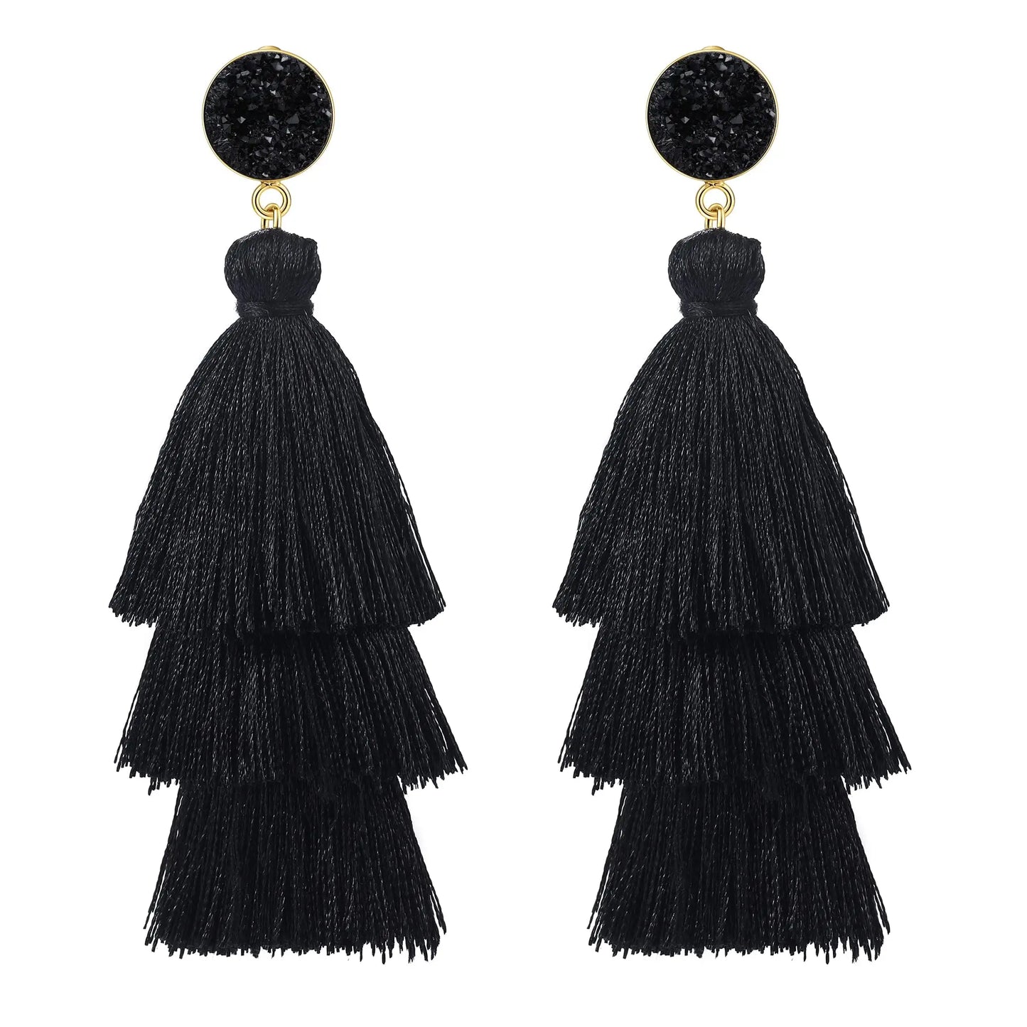 Dancing Lady Tassel Earrings