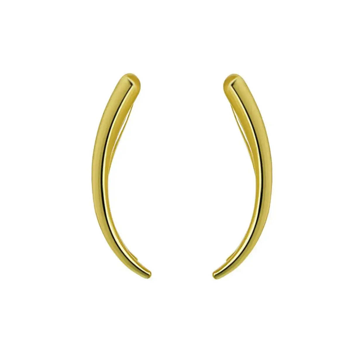 Chloe Curved Stud Earrings