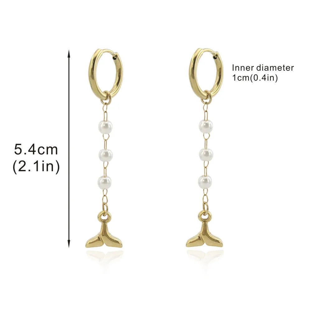 Joanna Stainless Steel Colourful Koi Fish Earrings For Women