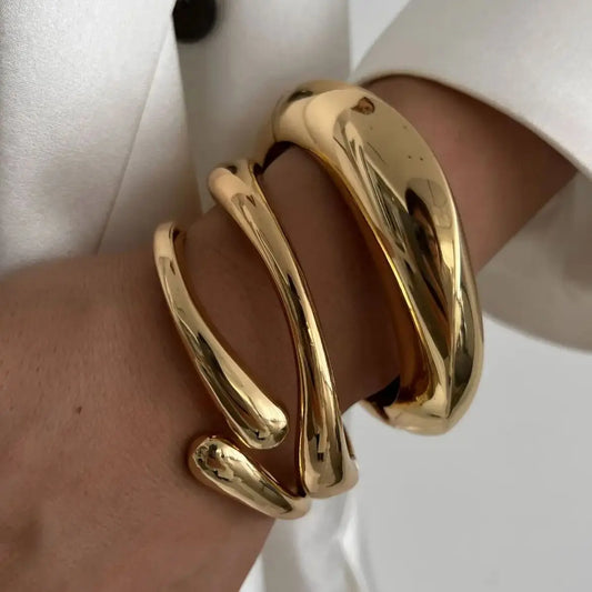 Anna Vintage Metal Cuff  Bangles