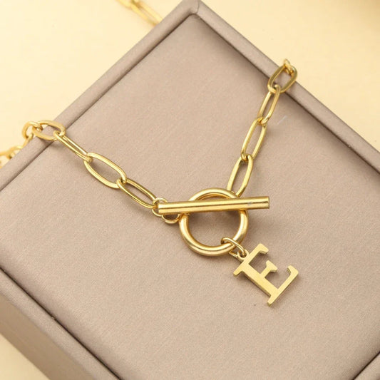 Irene Initial Letter Necklace for Women