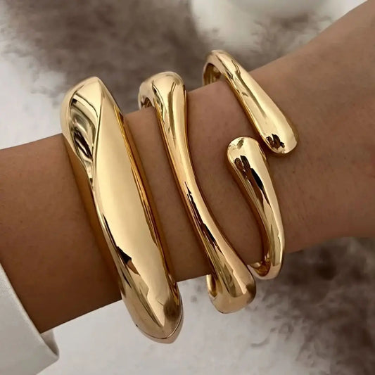 Anna Vintage Metal Cuff  Bangles