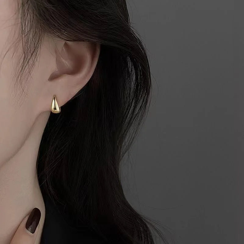 Stephi Stainless Steel Women's Water droplets Earrings