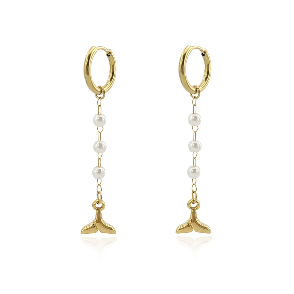 Joanna Stainless Steel Colourful Koi Fish Earrings For Women