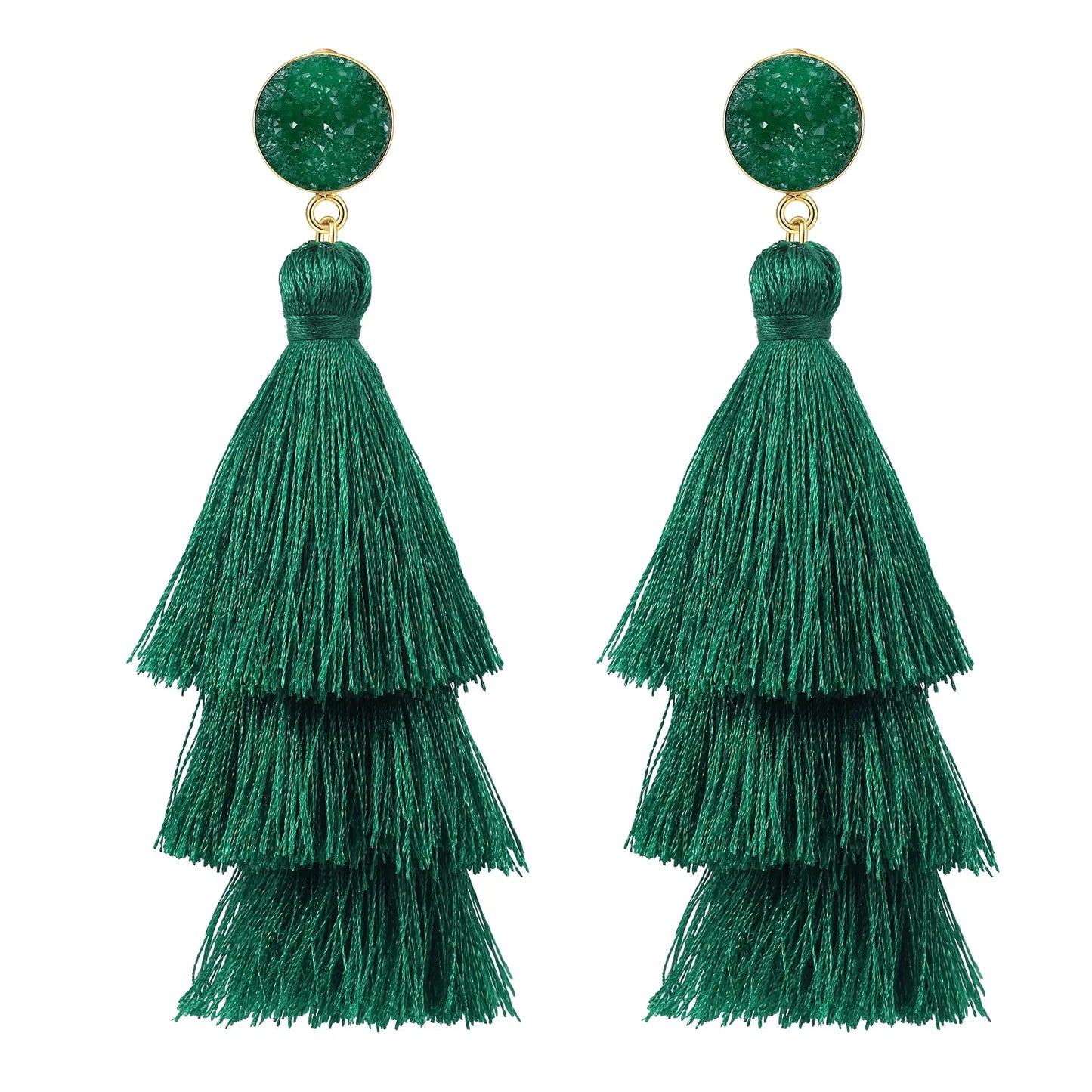 Dancing Lady Tassel Earrings