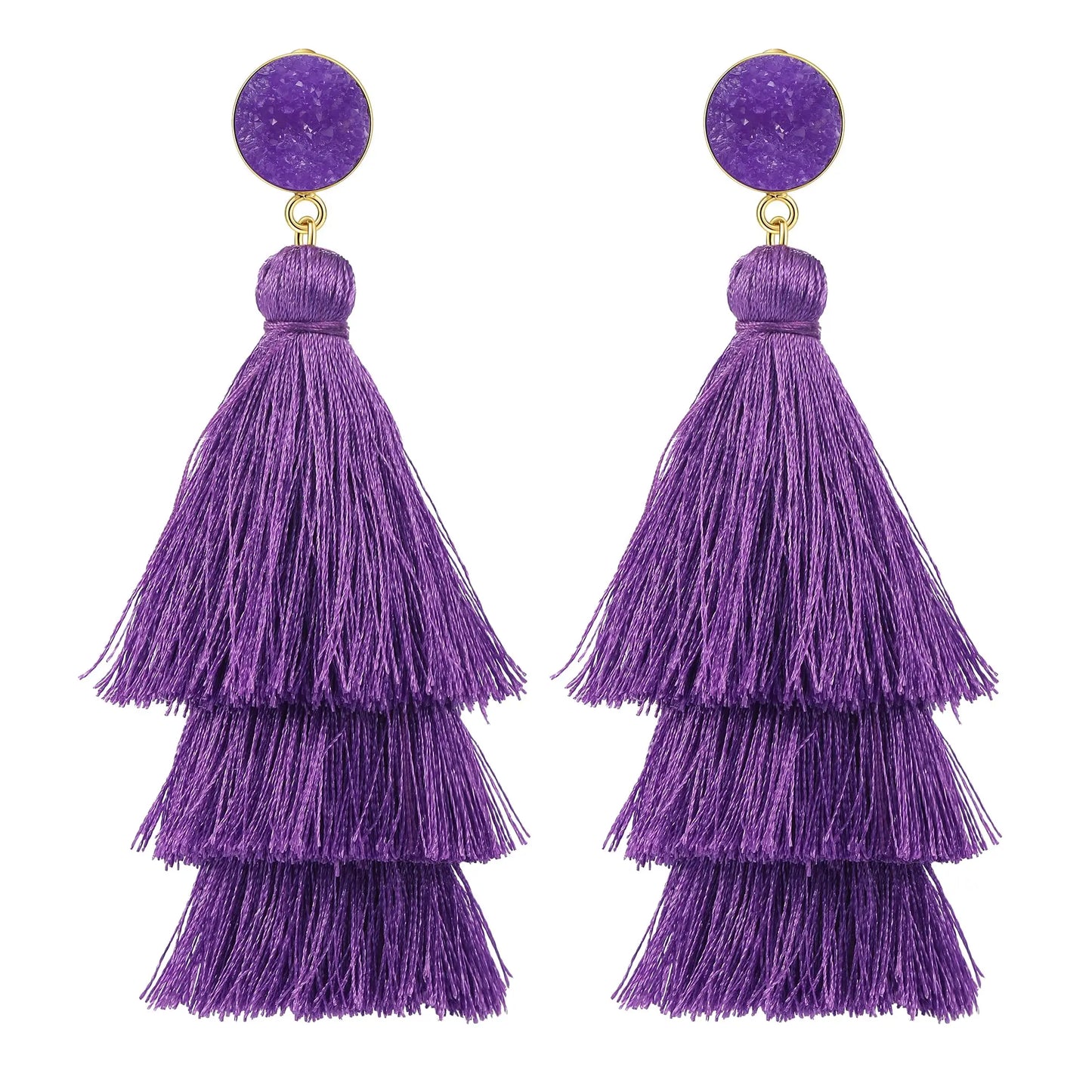 Dancing Lady Tassel Earrings