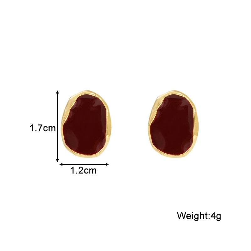 Red Wine Earrings