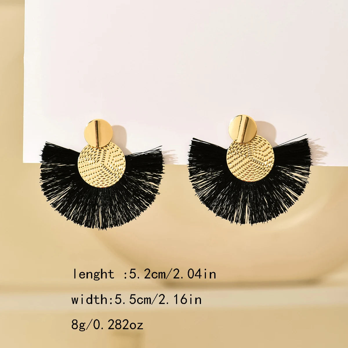 Rita Bohemian Big Tassel Dangle Fringe Female Earrings
